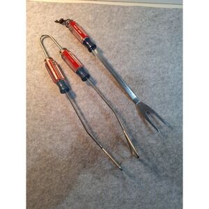 Craftsman Screwdriver Handle Grill Tools Set Of 2 (Tongs & Fork) BBQ Set